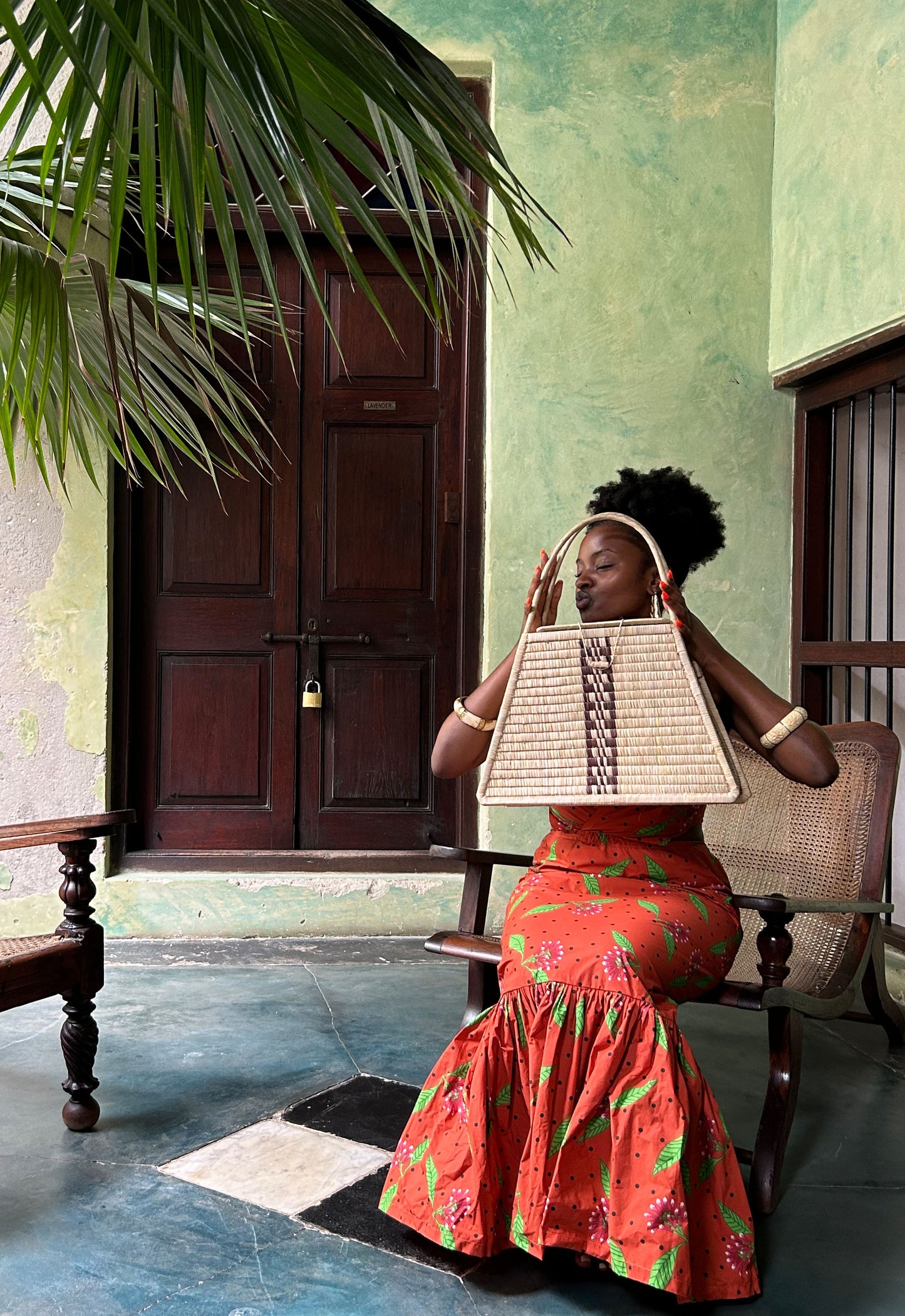 Made in Zanzibar Rattan Bag