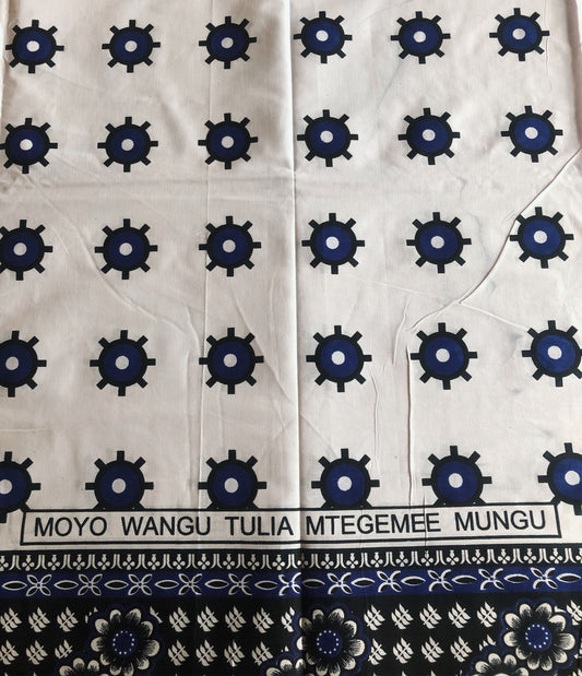 Blue and White Kanga