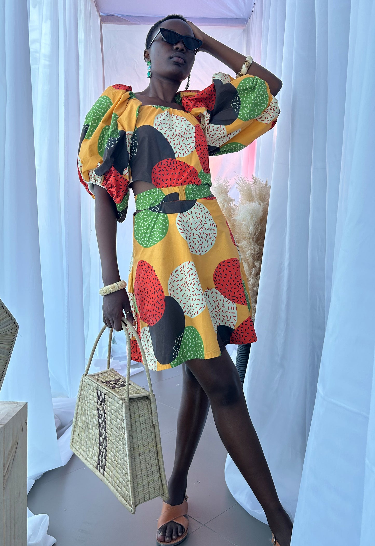 Pili Pili Manga Mini Dress
