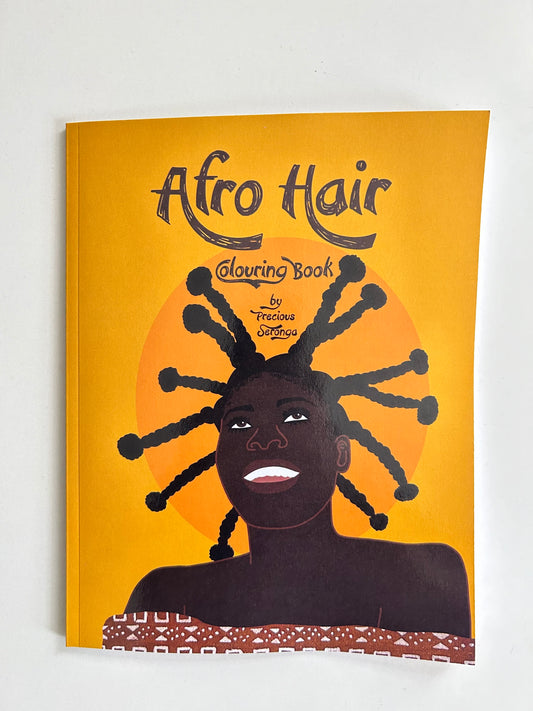 Afro Hair Colouring Book