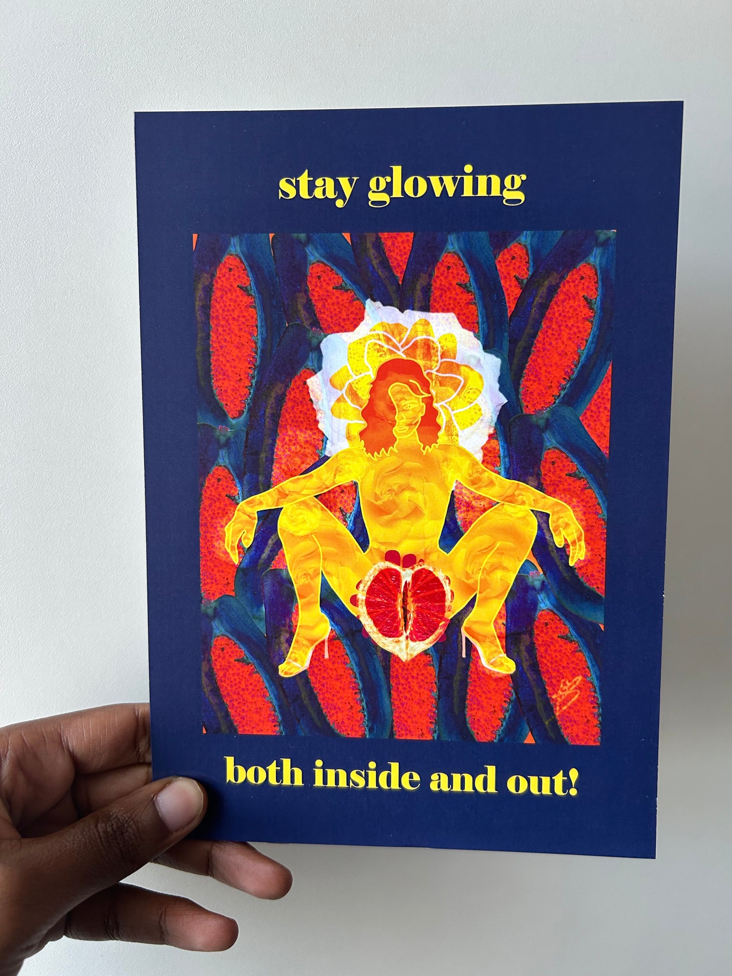 Stay glowing card