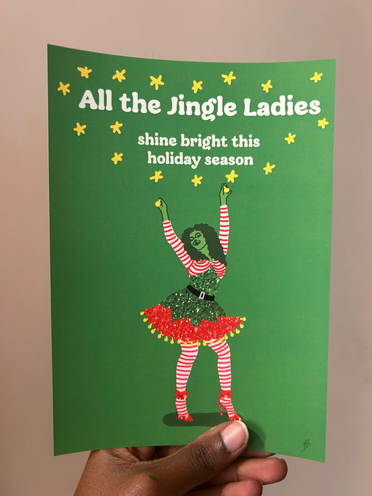 All the Jingle Ladies Christmas Card