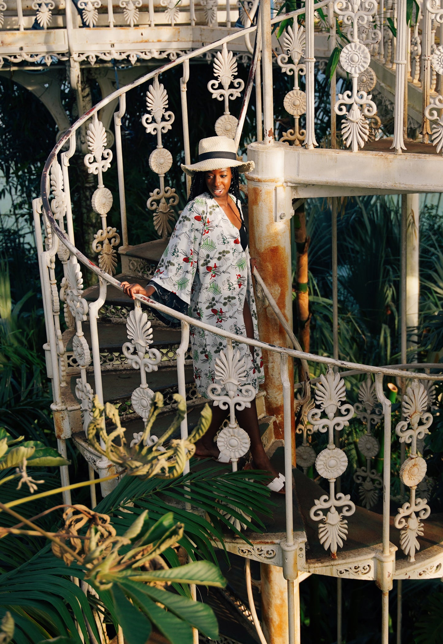 Native Flora of Africa Kimono Robe