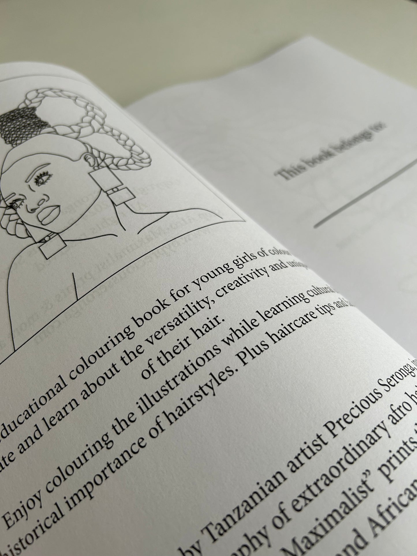 Afro Hair Colouring Book
