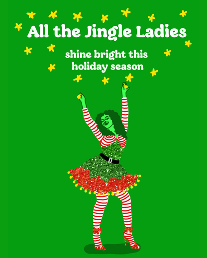 All the Jingle Ladies Christmas Card