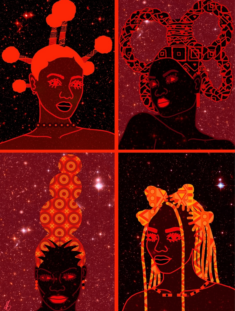 Afro Versatile Illustration