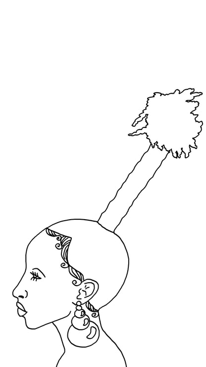 Afro Hair Colouring Book