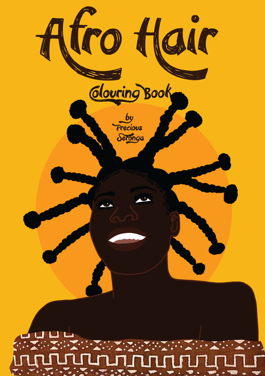 Afro Hair Colouring Book