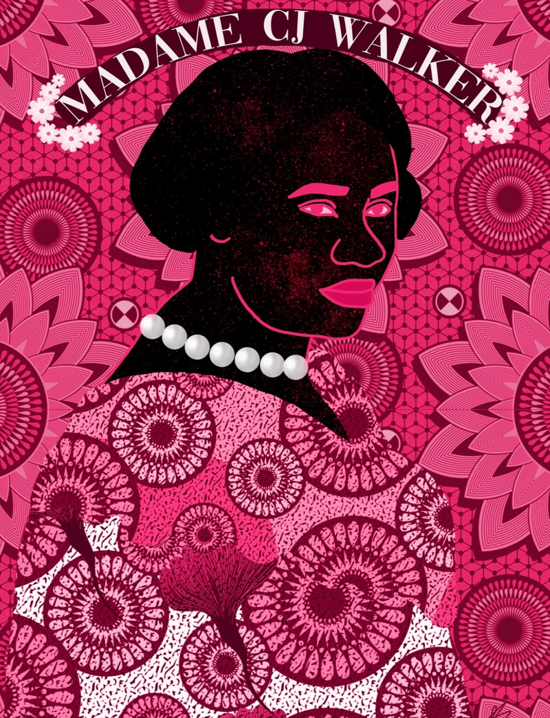 Madame CJ Walker Illustration