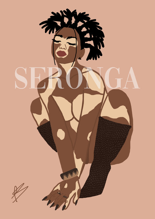 In The Nude Illustration