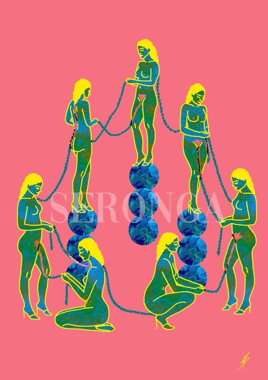Friends that braid together Illustration Limited Edition