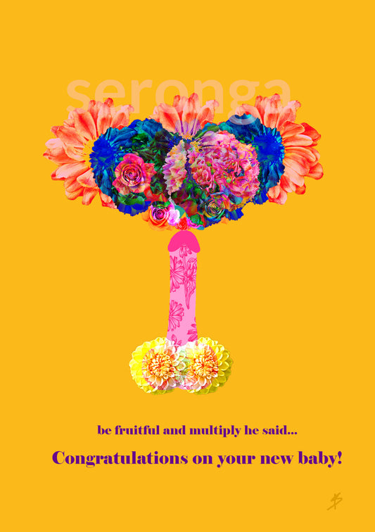 Congratulations on your new baby card.