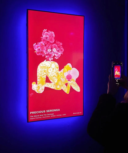 Pink Art print of Fart